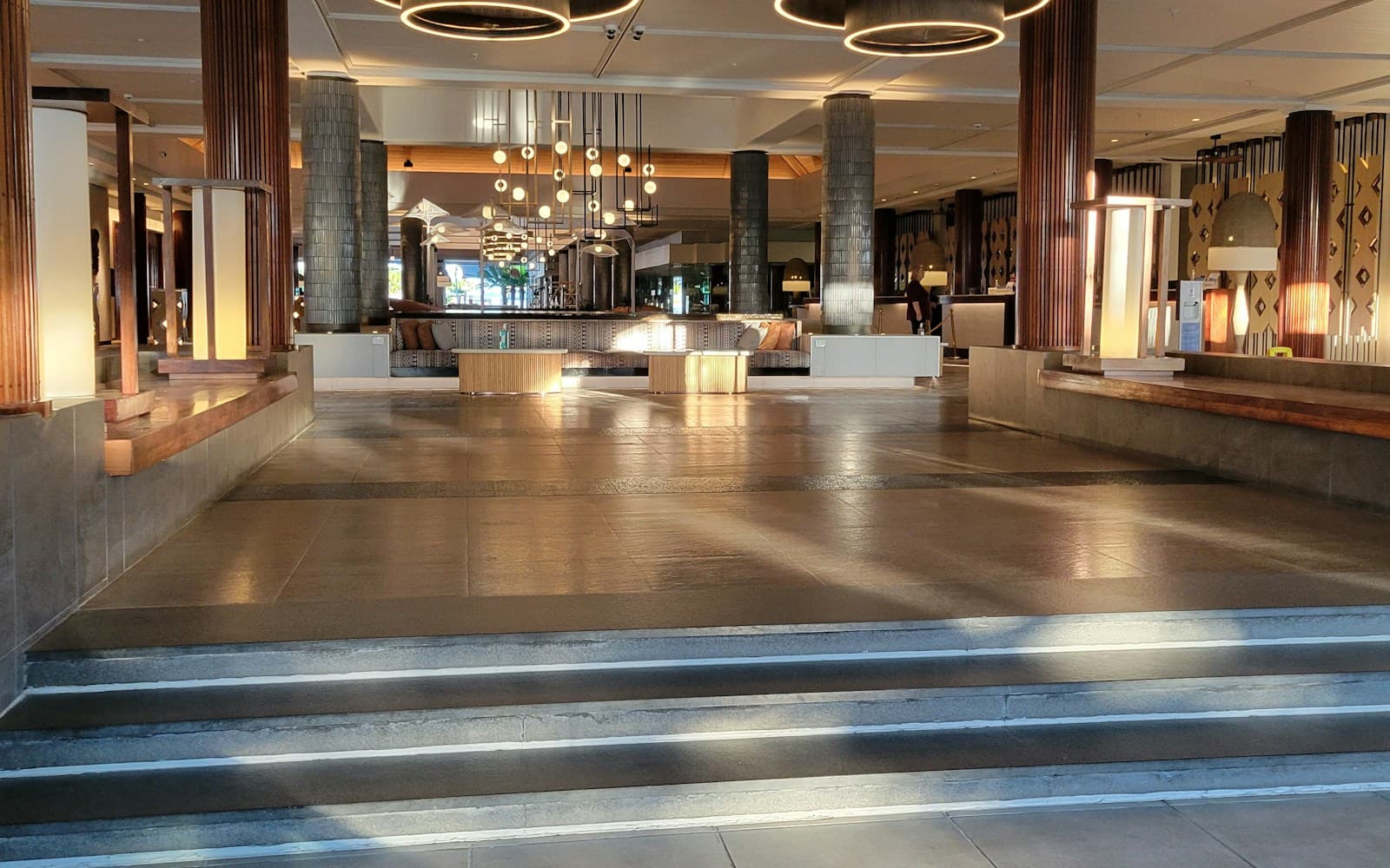 Unsplash hospitality wallpaper with a hotel lobby interior